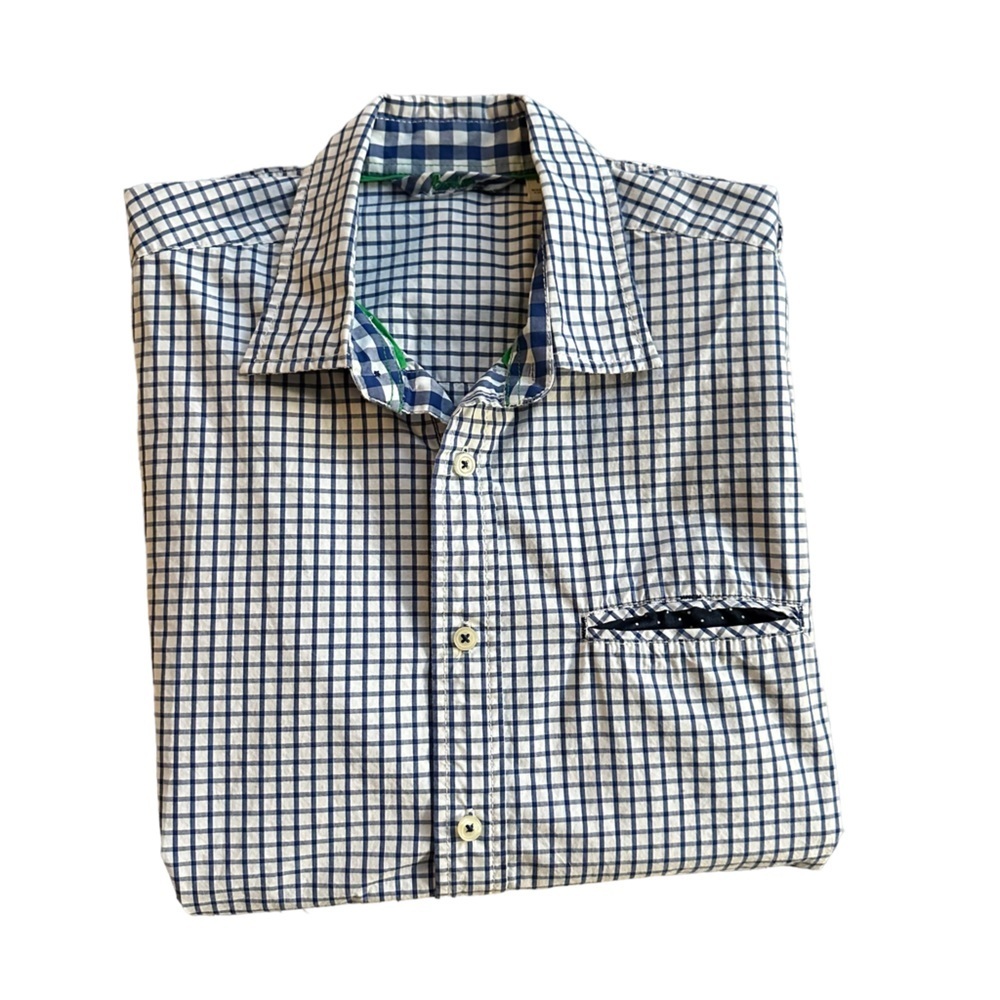 Boden Long‎ Sleeve Button Down Casual Shirt Size: L
